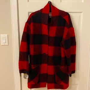 Aritzia Wilfred Free Off-Duty Plaid Jacket